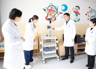 院领导班子“探营”睡眠监测中心，助力孩子安心入梦